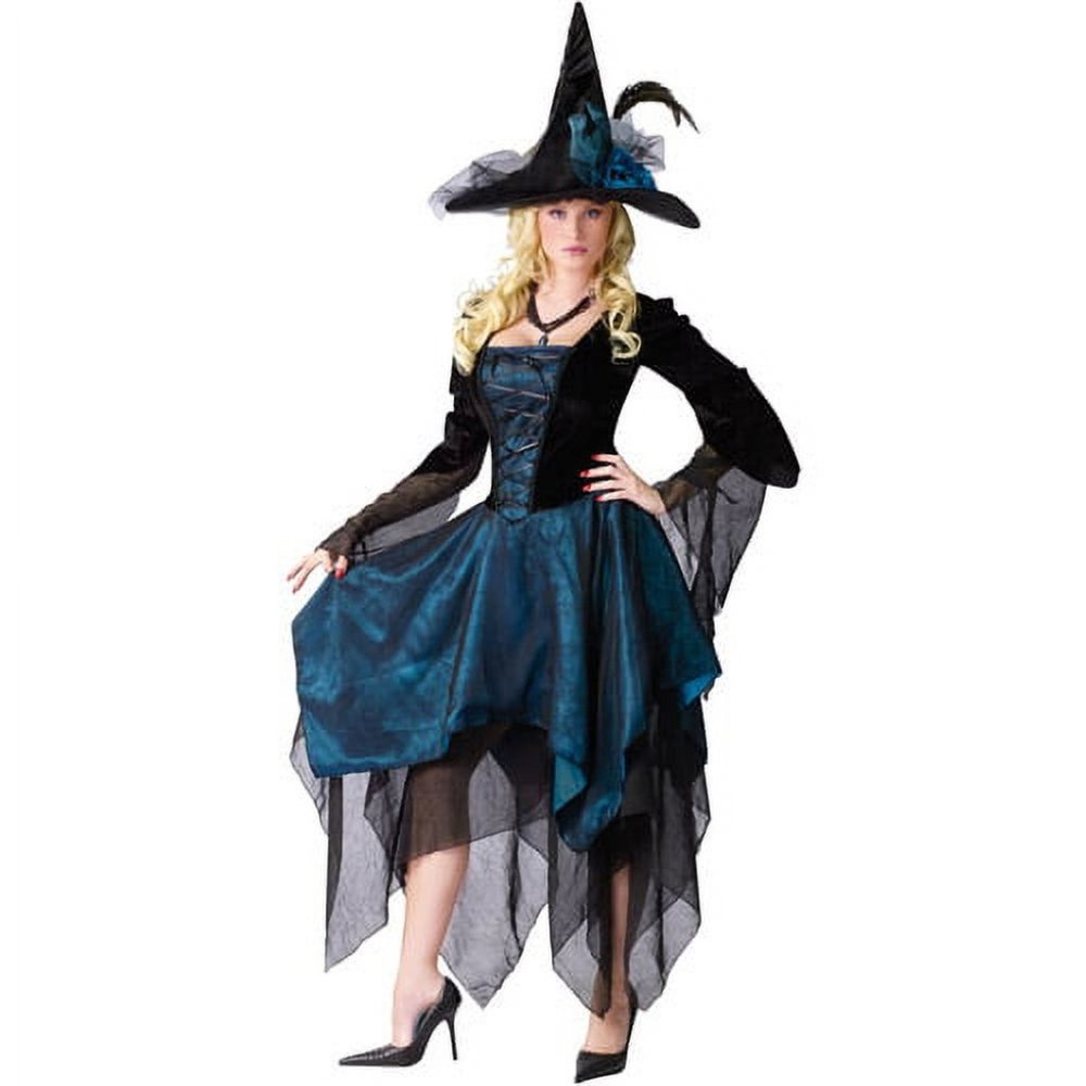 Magical Lady Adult blue witch halloween costume
